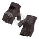 Half Finger Men Motorbike Leather Gloves